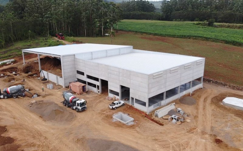 Obras na nova planta industrial da Weber Haus que deve ser concluída em 2027 | abc+