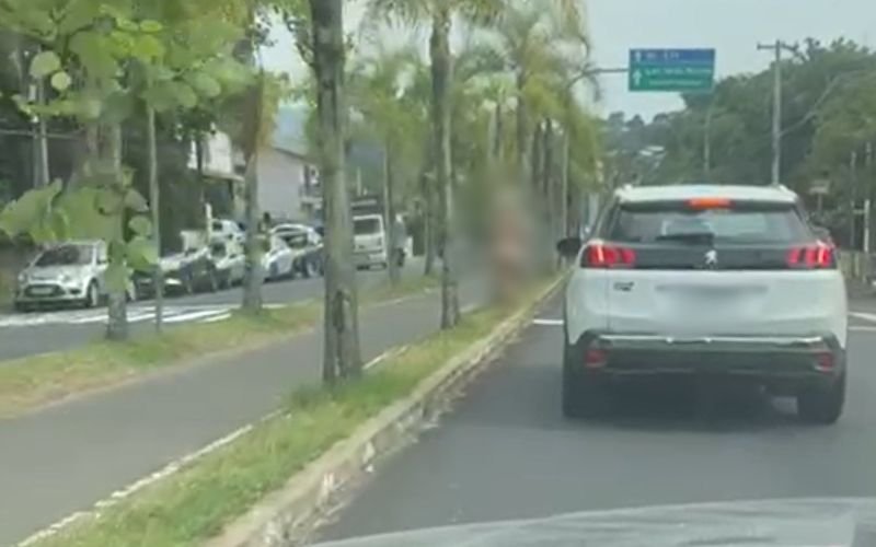 Pessoa é flagrada correndo nua em avenida de Campo Bom | abc+