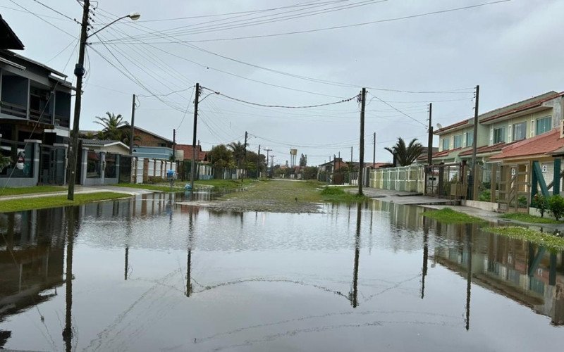 Efeitos do ciclone no litoral norte