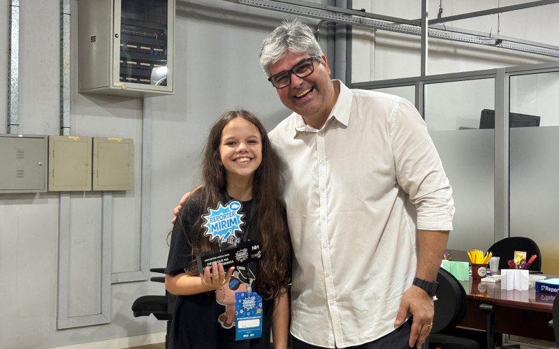 Luiza Magrin foi outra aluna a ser premiada
