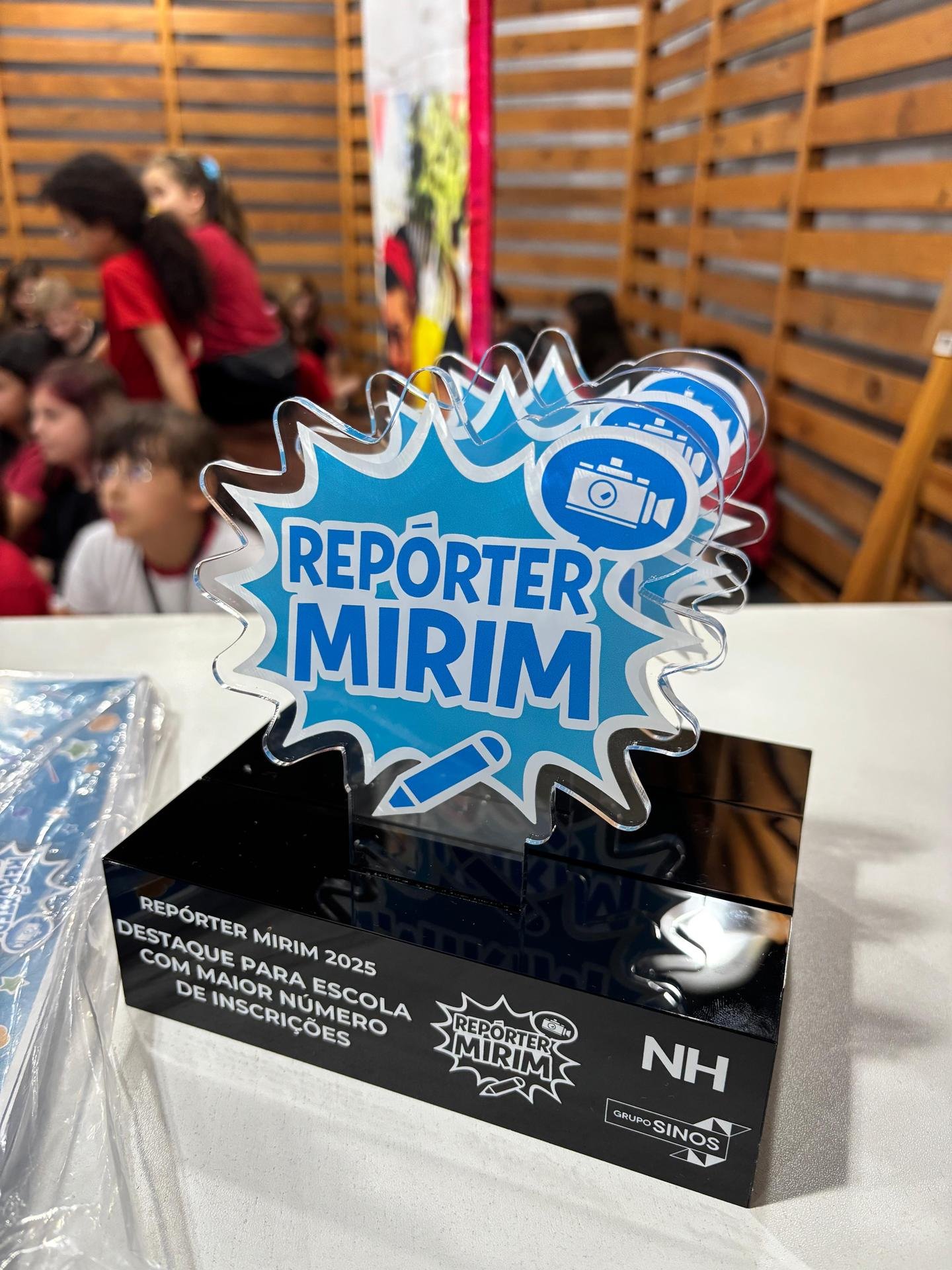 Visita das turmas da manhã da Emeb São Jacó - projeto Repórter Mirim 2025