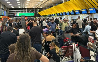 CAOS AÉREO: Aeroportos têm mais de 300 voos cancelados por vendaval histórico em São Paulo