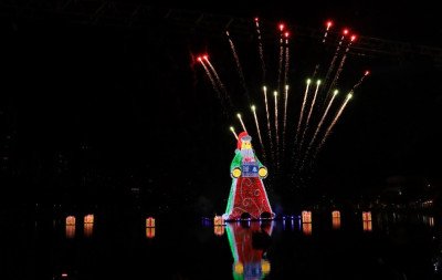 Maior Papai Noel do mundo reconhecido pelo Guinness World Records é do Sul do Brasil