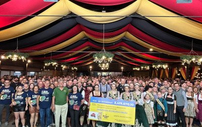 36ª Oktoberfest de Igrejinha destina mais de R$ 3,4 milhões para 89 entidades