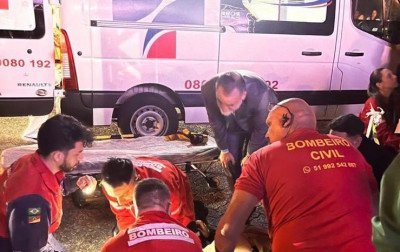 Três idosas são atropeladas na saída de show do Roberto Carlos em Gramado
