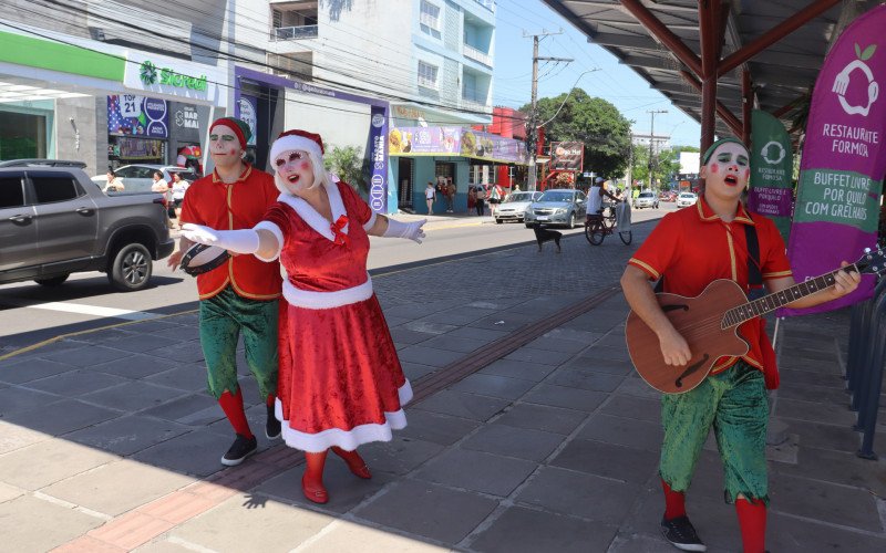 Cortejo de Natal em Sapiranga