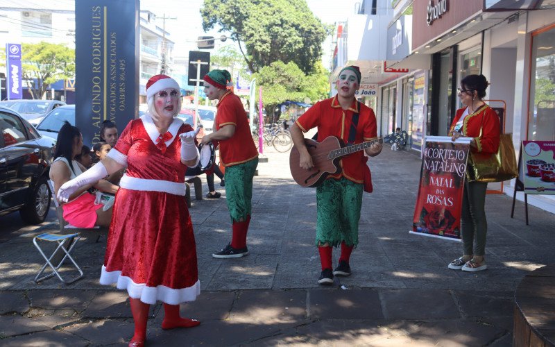 Cortejo de Natal em Sapiranga