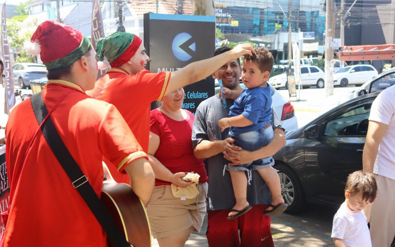 Cortejo de Natal em Sapiranga