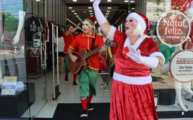 Cortejo de Natal em Sapiranga