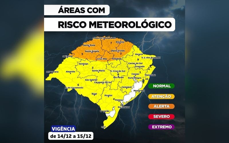 Centro de Monitoramento da Defesa Civil Estadual atualiza as condições meteorológicas para os proximos dias: | abc+