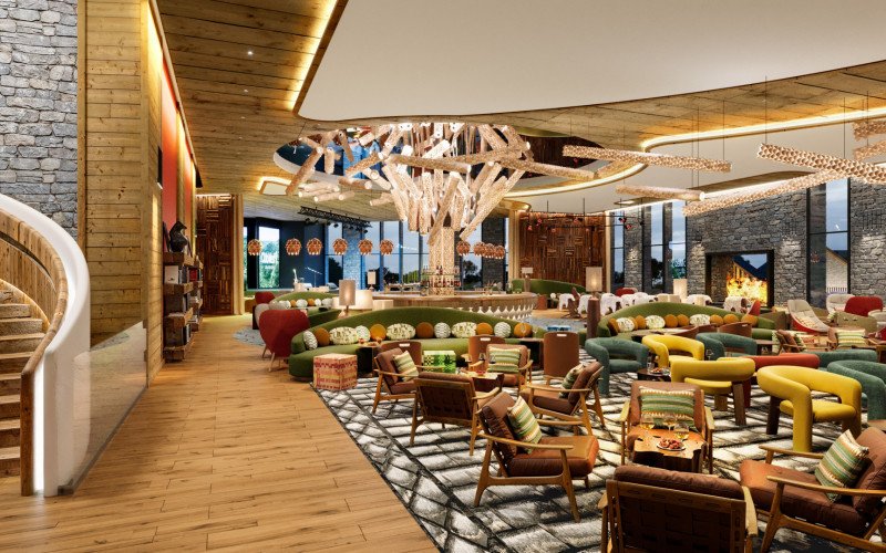 Projeto do Bar do Club Med Gramado