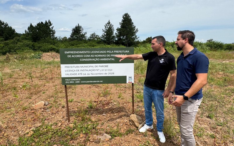 As obras são acompanhadas pelo prefeito Gilberto Miguel Gomes Junior e secretário Nilso Junior | abc+