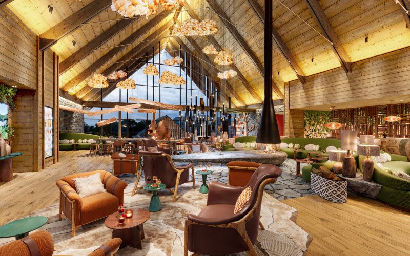 Projeto do Lobby do Club Med Gramado