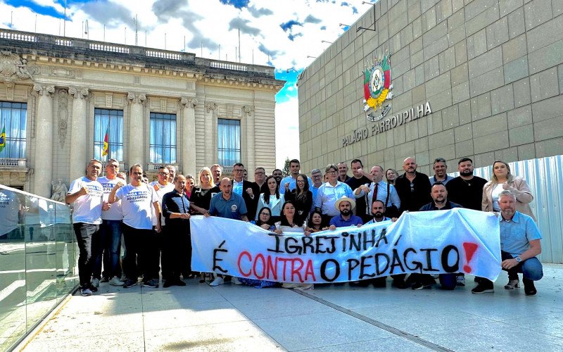 Protesto contra concessão do Bloco 1 e pedágios free flow na região | abc+