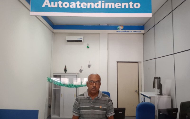 Osmar Francisco da Silva é o gerente do INSS São Leopoldo
