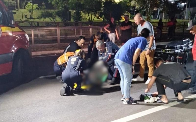 Ciclista é atingido por caminhão na RS-115, em Taquara | abc+