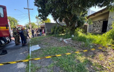 Casa é atingida por incêndio em Novo Hamburgo