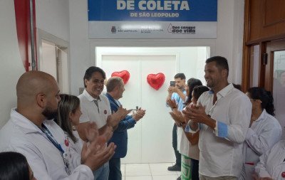 Posto de coleta de sangue é inaugurado em São Leopoldo; saiba como doar