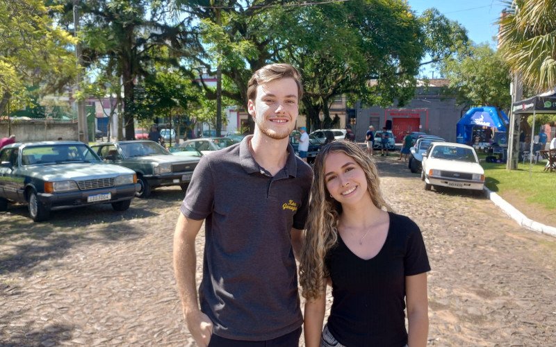 Diogo Weirich e Rebeca Dias participam do encontro desde pequenos