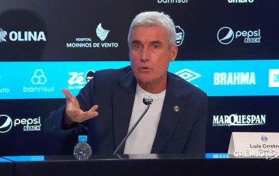 Luís Castro é apresentado no Grêmio e inicia nova era no clube