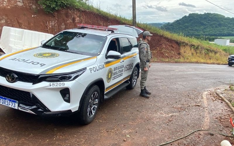 Cerco da Brigada Militar em Marau