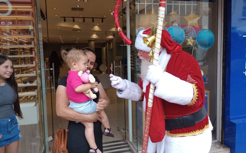 Natal movimenta o Centro de São Leopoldo