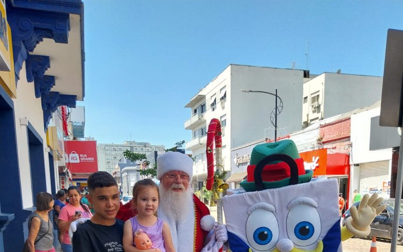 Ação de Natal CDL no Centro de São Leopoldo