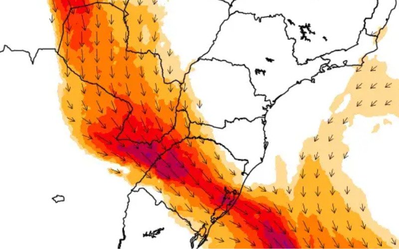Rio atmosférico atua sobre o RS | abc+