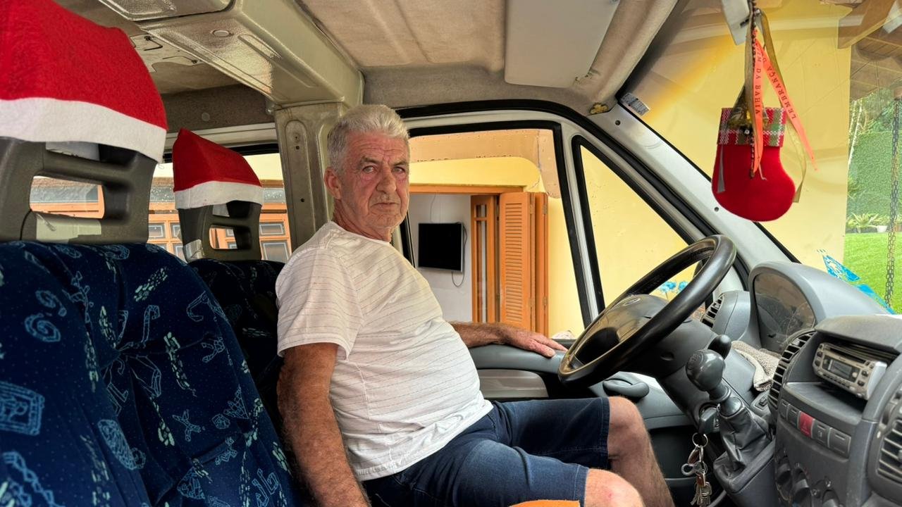 Almir Stein é motorista de transporte escolar há 29 anos | abc+