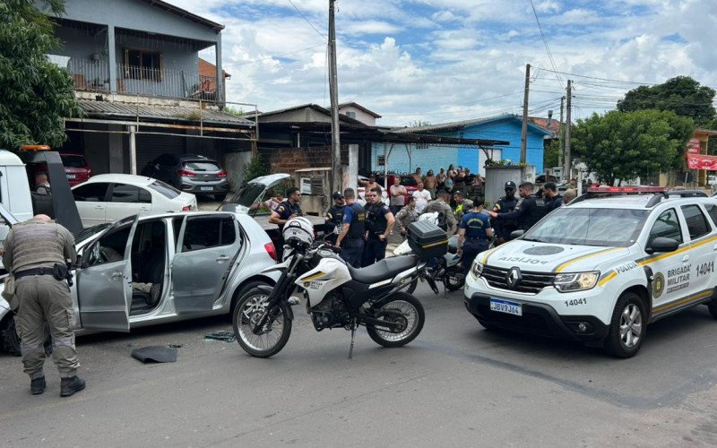 Fugitivo foi preso no bairro Canudos no começo da tarde desta terça-feira