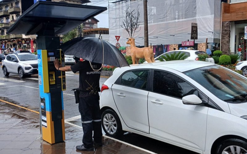 Estacionamento rotativo em Canela