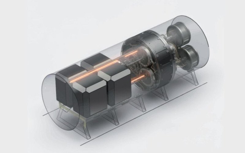 Ilustração de um microrreator nuclear | abc+