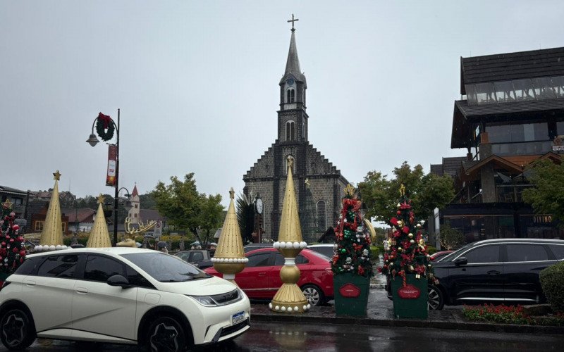 Movimento em Gramado na semana do Natal