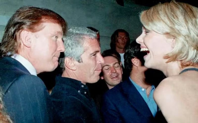 Donald Trump e Jeffrey Epstein | abc+