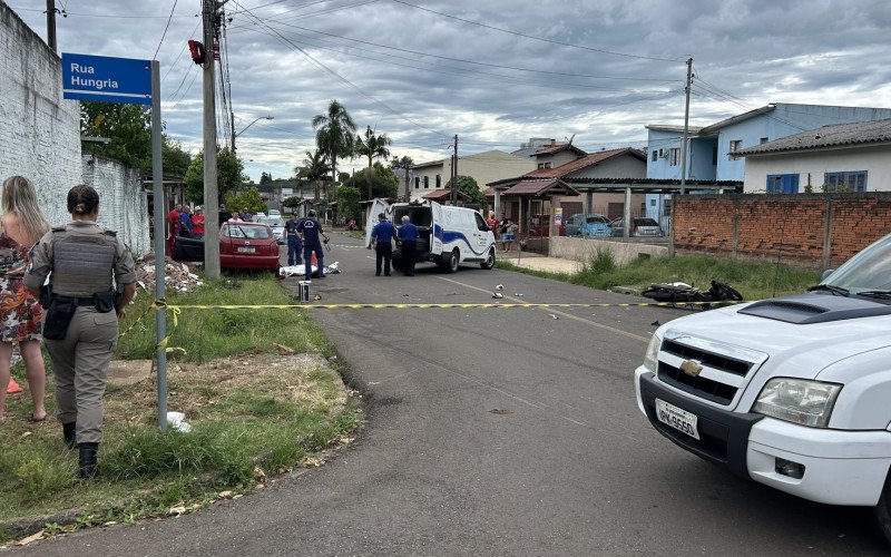 Acidente que terminou em morte aconteceu no cruzamento das ruas Hungria e Holanda, no bairro Petrópolis