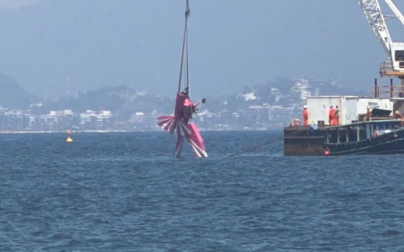 Retirada de avião ultraleve que caiu em Copacabana | abc+
