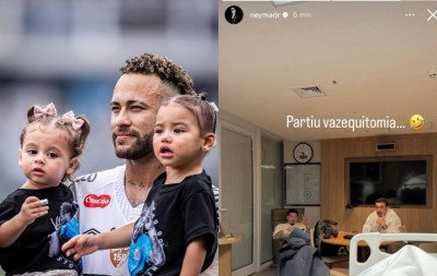 "Partiu vasectomia"? Neymar posta foto em cama de hospital e viraliza