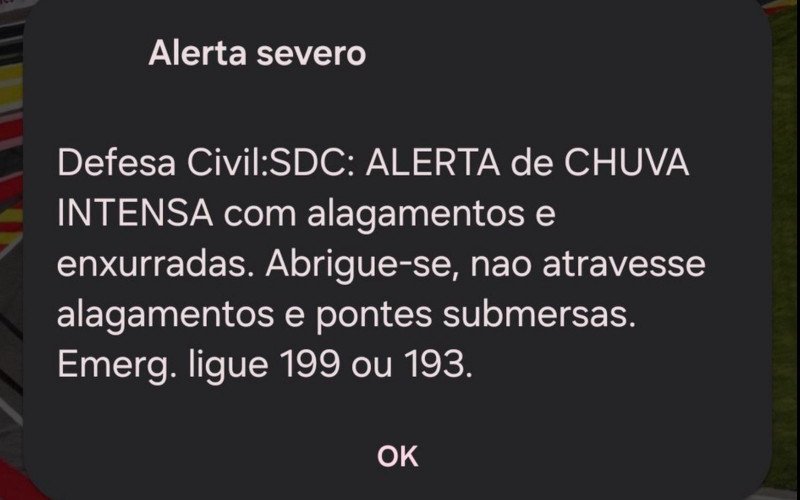 Defesa Civil de Santa Catarina emitiu alerta de tempestade nesta segunda-feira | abc+