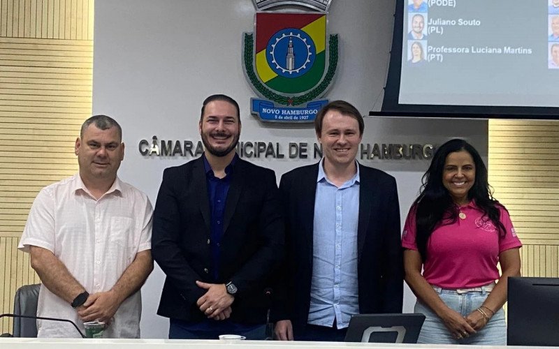 Ico, Souto, Braun e Deza compõem a nova Mesa Diretora em Novo Hamburgo | abc+