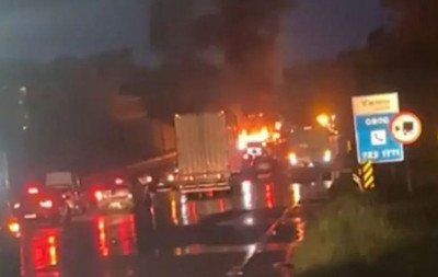 BR-101: Vai para Santa Catarina? Atenção para bloqueio e congestionamento de trânsito