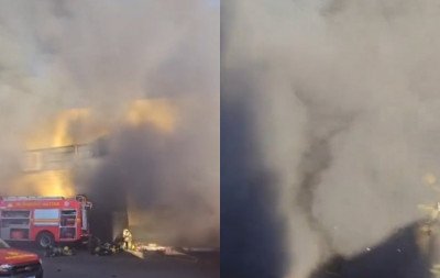 VÍDEO: Explosão em mercado deixa bombeiros feridos no RS