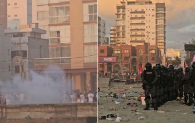 VÍDEO: Batalhão de Choque dispersa multidão da orla de Capão da Canoa após brigas e música alta