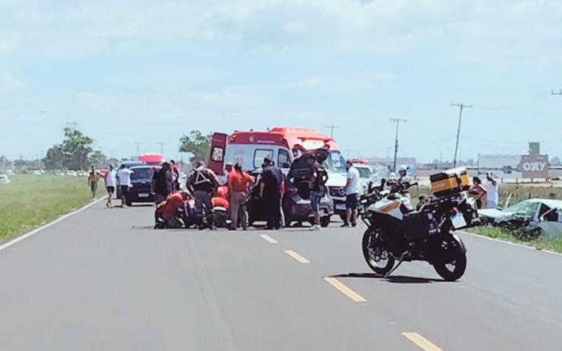 Acidente registrado na Estrada do Mar deixou quatro pessoas feridas nesta quinta-feira (1º) | abc+