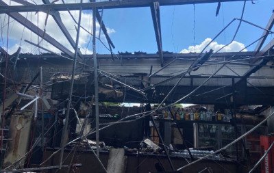 VÍDEO: Veja como ficou por dentro tradicional churrascaria destruída por incêndio na região