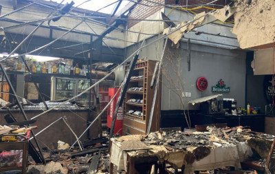 "Agora tem que levantar a cabeça e fazer tudo de novo": Dono de churrascaria fala sobre reconstrução após incêndio