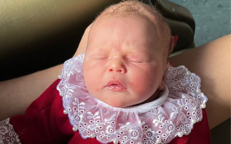 Clara Mendes Barboza é a primeira bebê do ano de 2026 a nascer em Gramado