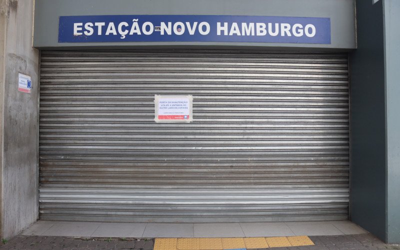 Entrada inoperante da Estação Novo Hamburgo da Trensurb | abc+