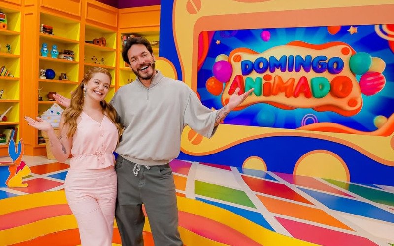 Viih Tube e Eliezer apresentam Domingo Animado no SBT
