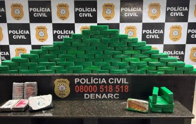Homem é preso e mais de 90 quilos de drogas são apreendidos em São Leopoldo