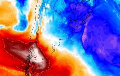 Temperaturas baixas no Sul do Brasil e calor de 42°C na Patagônia: o que explica os extremos neste início de 2026